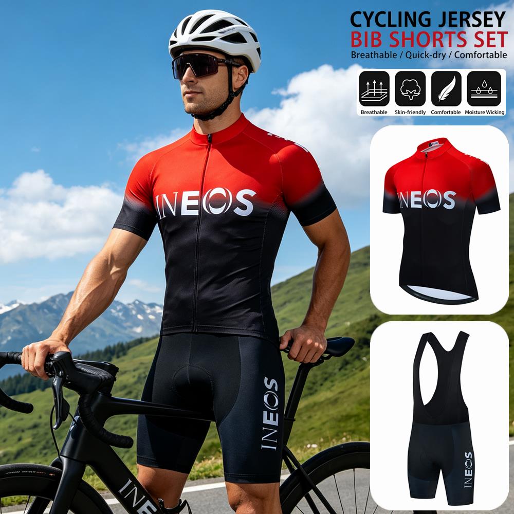 Cycling Commuter Shorts - 2026 INEOS Bicycle Short Sleeve Cycling