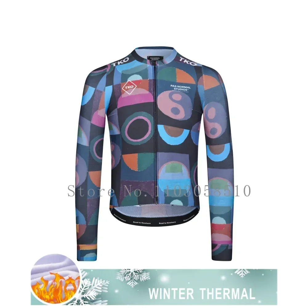 Cycling Commuter Jacket - 2025 Men Cycling Jersey Winter Long