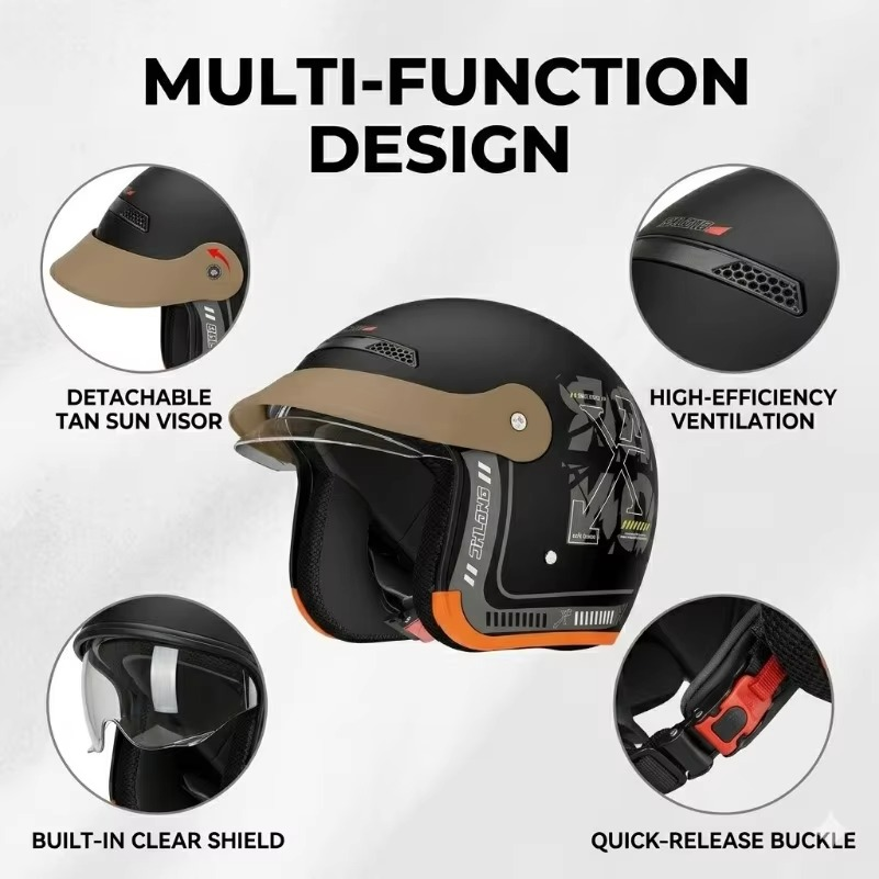 Warm Windproof Retro Half Helm - Commute Cycling Helmet review and price