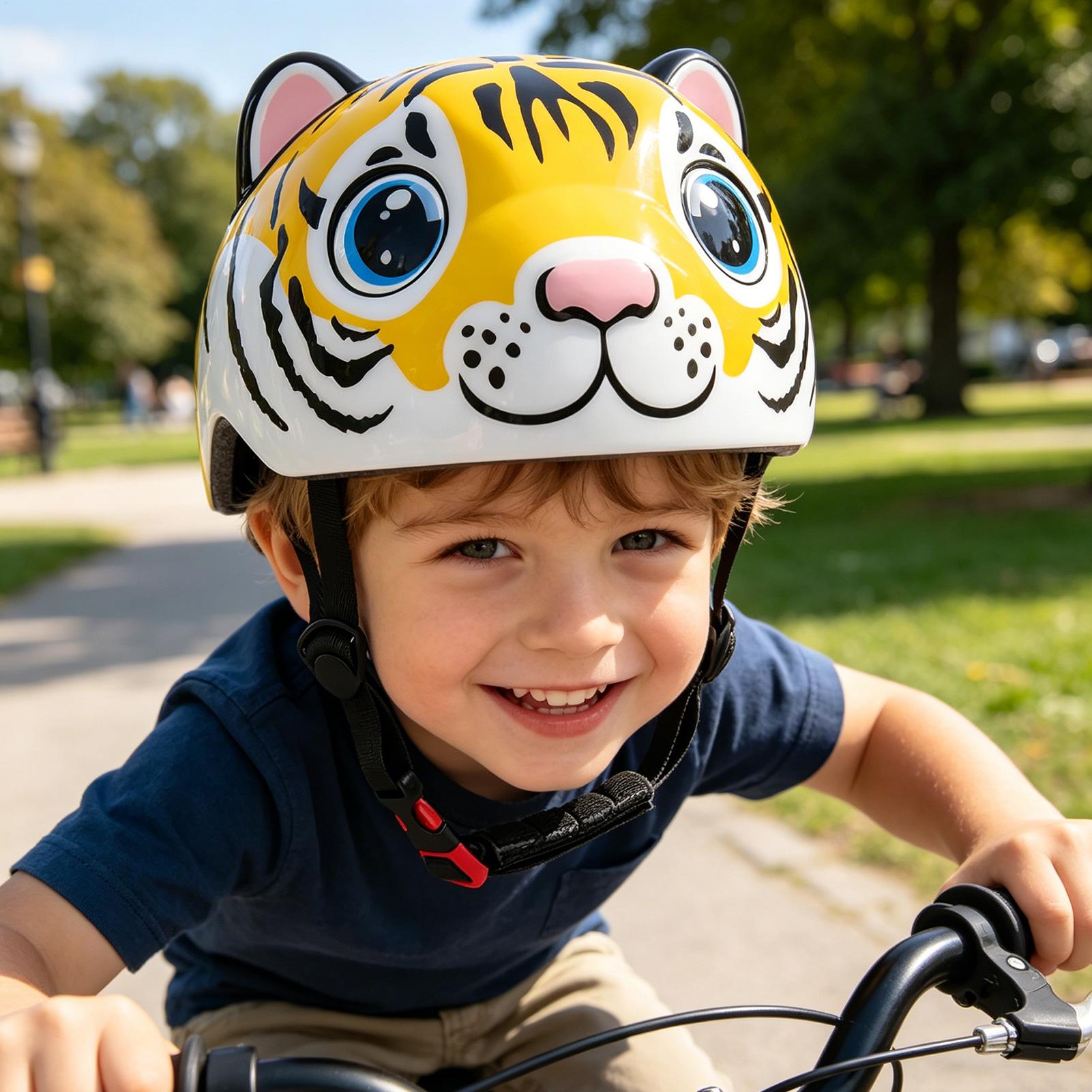 Child Bike Helmet Tiger Patter - Commute Cycling Helmet review and price