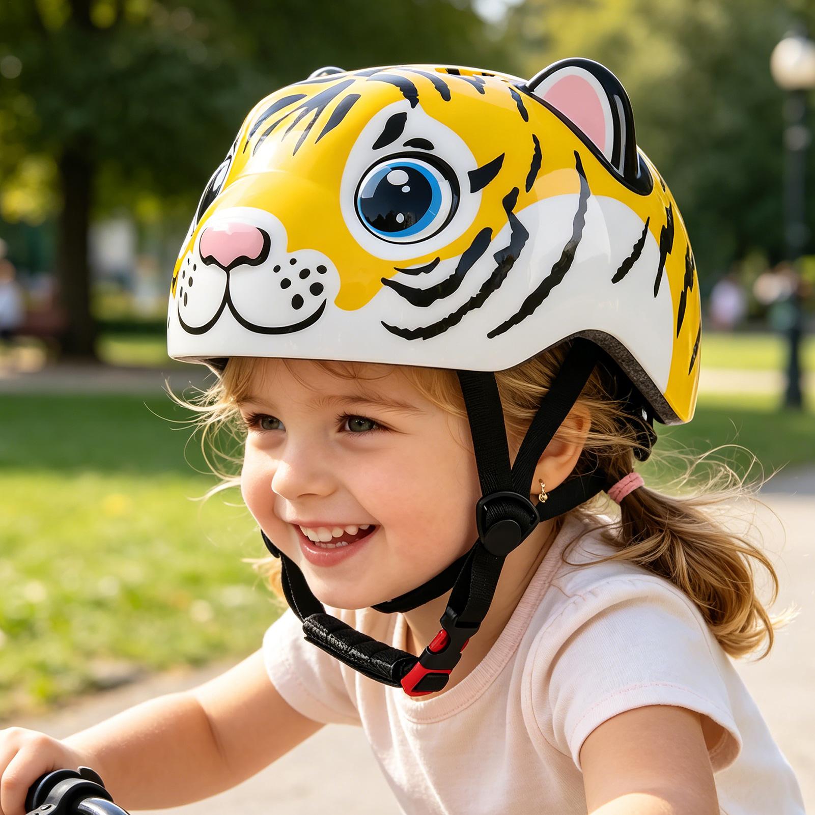 Child Bike Helmet Tiger Patter - Commute Cycling Helmet review and price