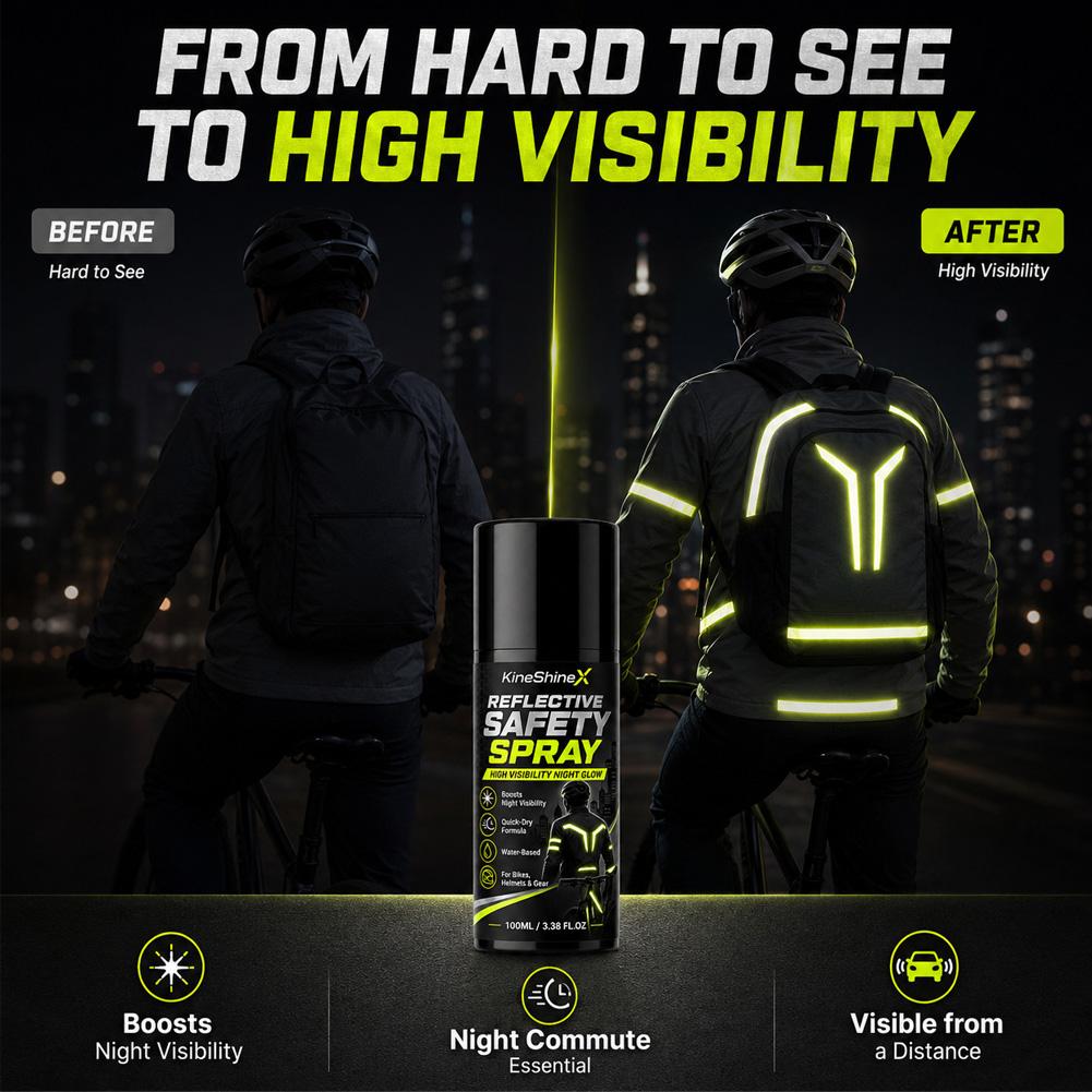 Night Reflective Safety Spray  - Commute Cycling Helmet review and price