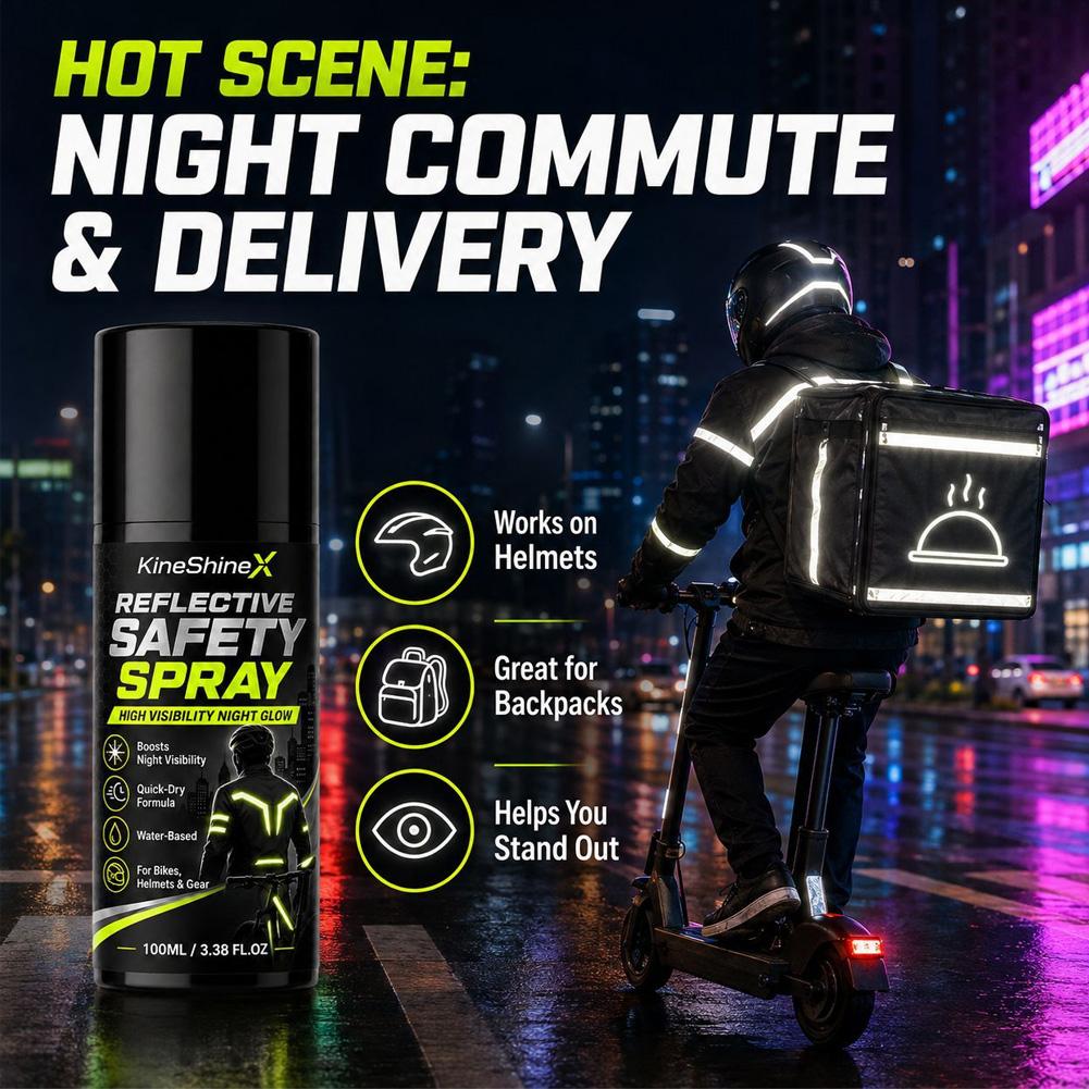 Night Reflective Safety Spray  - Commute Cycling Helmet review and price